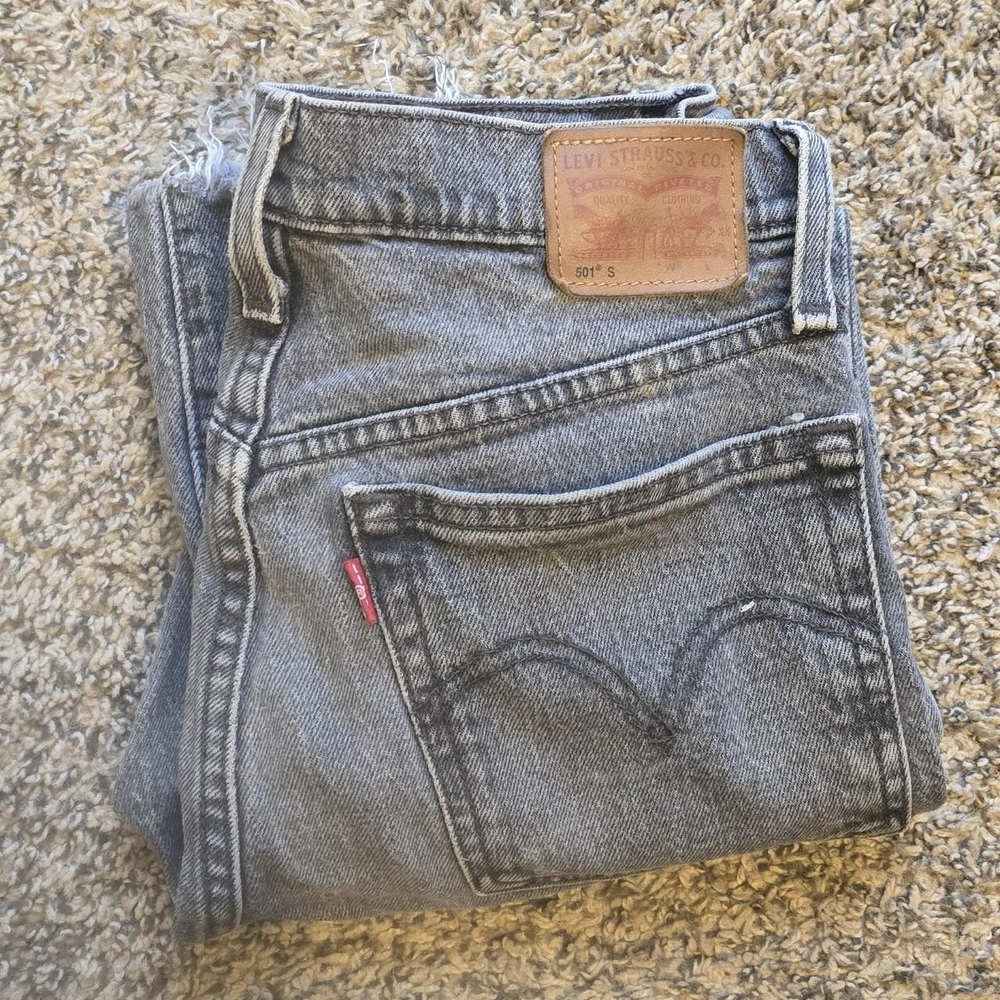 Levi's Gray Denim Jeans